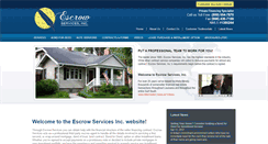 Desktop Screenshot of escroserv.com
